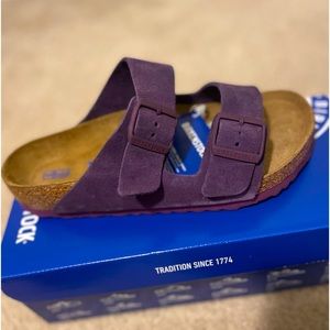 NWT purple Birkenstocks. Brand new, in the box. I waited too long to return them